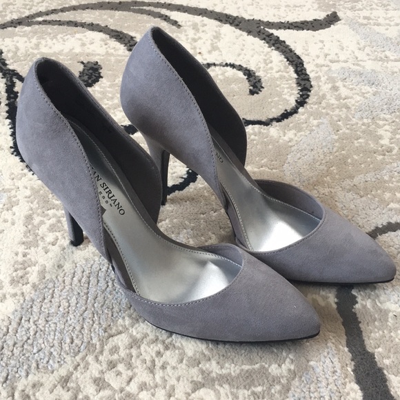 Christian Siriano Shoes - Christian Siriano Gray Heels Size 7.5
